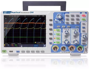 PeakTech P 1341 Digital-Speicher-Oszilloskop 4-Kanal 100MHz 1GS/s (P 1341)