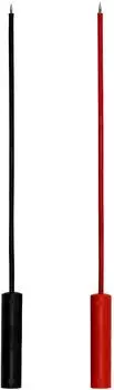Bernstein Pr&uuml;fspitzen 1mm CAT I, rot/schwarz, Paar (2-265-VE)