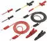SKS Hirschmann PMS 4 KFZ Messleitungs-Set Lamellenstecker 4mm 1,50m Schwarz/Rot (933003001)