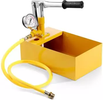 VEVOR Druckpr&uuml;fpumpe manuell 25bar 5L Einzelventil (SYCSBDF14JL07JBUI)
