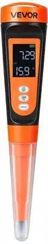 VEVOR pH-Messger&auml;t Lebensmittel, Messbereich 0-14, IP68 (Food pH Meter)
