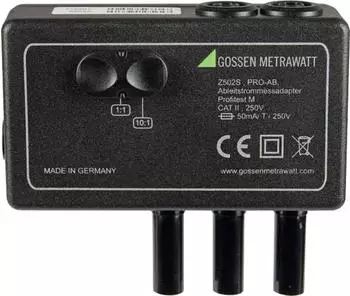 Gossen Metrawatt PRO-AB Messadapter f&uuml;r PROFITEST MXTRA, Ableitstrom (Z502S)