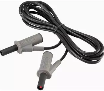 Voltcraft MSB-501 Sicherheits-Messleitung Lamellenstecker 4mm 2m Schwarz (VC-8063435)