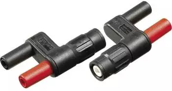 Fluke PM9082 Messadapter BNC-Stecker auf 4mm-Buchse, Schwarz (916163)