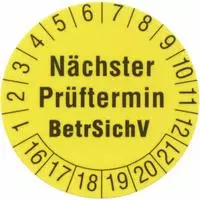Beha FTC00001238D Pr&uuml;fetiketten 15mm (250St.) 2145956 **