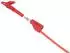Voltcraft MSK-102 Krokodilklemme Buchse 4mm, schwarz/rot (MSK-102)