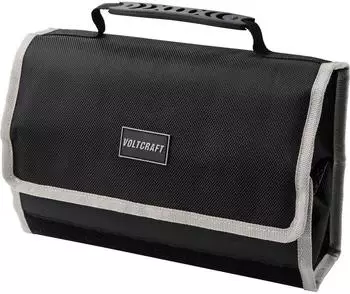 Voltcraft MLBag-100 Rolltasche für Messleitungen und Messgeräte, schwarz (VC-18667095)