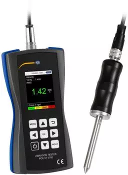 PCE Instruments Schwingungsmessger&auml;t mit Nadelf&uuml;hler (PCE-VT 3700S)