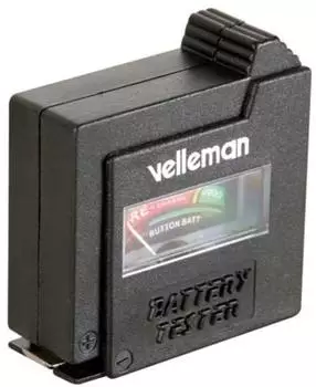 Velleman BATTEST Batterietester analog, Taschenformat (BATTEST)