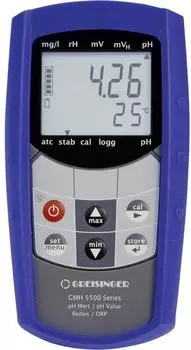 Greisinger GMH5530-G135 Kombi-Messger&auml;t pH-Wert, Temperatur, Redox (ORP) (483930)