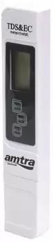 Amtra Digitaler TDS- & EC-Tester f&uuml;r Aquarien, wei&szlig;, mit ATC