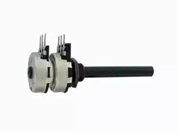 Velleman Potentiometer Stereo Log 1k, 20mm, PCB-Montage (K001BS)