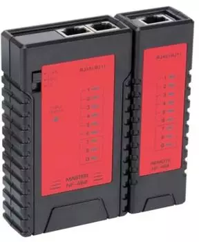 Velleman VTLAN6 LAN-Kabeltester RJ45, RJ12, RJ11, RJ10 (VTLAN6)