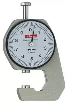 K&auml;fer Taschendickenmessger&auml;t K 15, 0-10mm, Abl. 0,1mm, plan 6,35mm (20001)