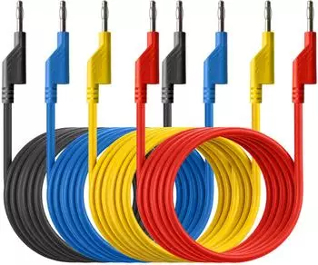 PeakTech 7051 Messleitungen 2,0m stapelbar, 4er-Set (P 7051)