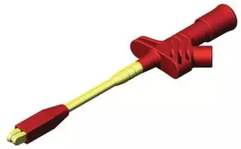 SKS Hirschmann KLEPS 2800 Sicherheitsabgreifer 4mm, rot