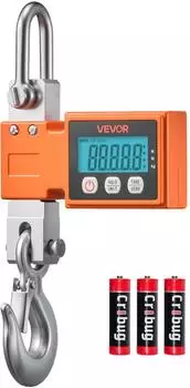 VEVOR Digitale Kranwaage 500kg, 100g Teilung, LCD-Display (ZXDCDZK100GY2HJJS001V9)