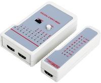 LogiLink WZ0017 Netzwerkkabel-Tester Violett, Wei&szlig;