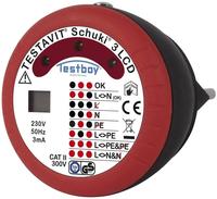 Testboy Testavit Schuki 3 LCD, Testboy Testavit Schuki 3 LCD Steckdosentester CAT II