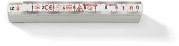 Hultafors Kunststoff-Gliedermaßstab 1m x 13mm weiß (480387)