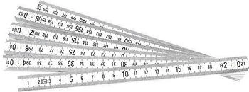 Mannesmann Maßstab Kunststoff 2m (M 810-PVC-2)