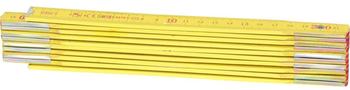 KS Tools Holz-Gliedermaßstab gelb 2m (300.0060)