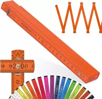 Metrie Zollstock 2 m Block 52 orange