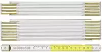 Gliederma&szlig;stab 9143 L.3m B.16mm mm/cm EG III Buche wei&szlig;-gelb BMI