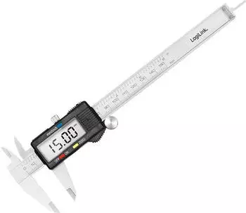 Goobay Digitaler Messschieber 150mm LCD, Au&szlig;en-/Tiefen-/Stufenmessung (77001)