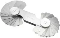 Dasqua 1351-0005 Radiuslehre metrisch 1.0 - 7.0mm