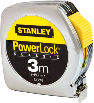 Stanley Bandmaß PowerLock - Metallgehäuse / 3 m (33-218)
