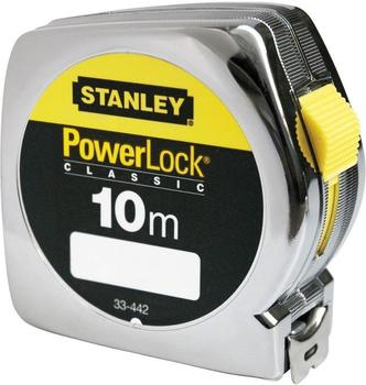 Stanley Bandmaß PowerLock - Kunststoffgehäuse / 10 m (33-442)