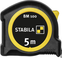 STABILA Taschenbandma&szlig; BM 100 5m metrische Skala