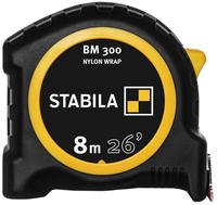 Stabila 19573, Stabila BM 300cm+inch 19573 Ma&szlig;band 8m ABS-PC