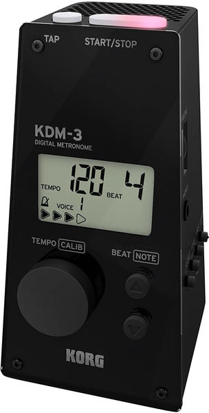 Korg KDM3-BK Pyramid Style Digital Metronome - Black