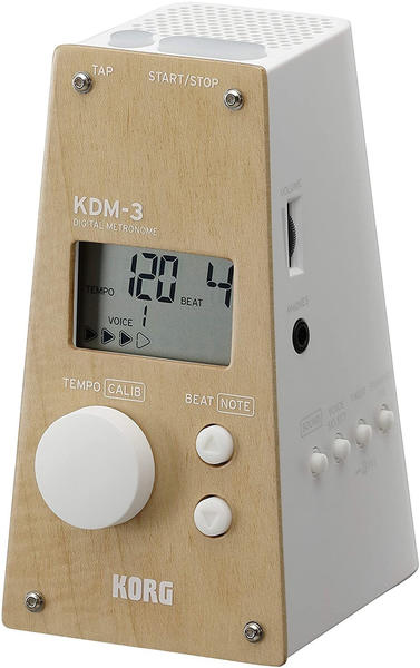 Korg DM3-WDWH Pyramid Style Digital Metronome