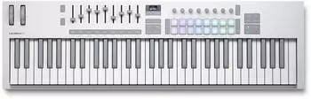Novation Launchkey 61 MK4 MIDI-Keyboard-Controller, weiß, 61 Tasten
