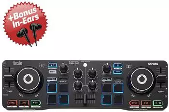 Hercules DJ Control Starlight mit In-Ear-Kopfhörern (starlt-af33-pr)