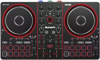 Numark Party Mix III Bluetooth DJ-Controller mit integrierten Lichtern