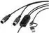 Renkforce USB/MIDI-Adapter 2x DIN 5-pol. auf USB-C/USB-A, schwarz, 2m (RF-6439636)