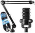 schwarz + PSA-1 + Kabel: Rode PodMic USB