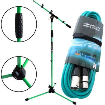 Keepdrum MS106 + 6m XLR grün