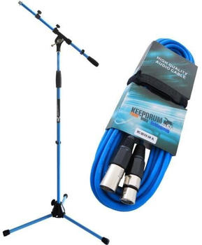 Keepdrum MS106 + 6m XLR blau