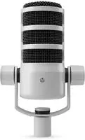 RODE PodMic USB, wei&szlig;, dynamisches Podcast-Mikrofon, Nierencharakteristik