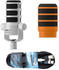 weiß + WS14 orange + Kabel: Rode PodMic USB