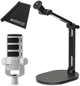 Rode PodMic USB wei&szlig; + DS-2 + keepdrum Tuch