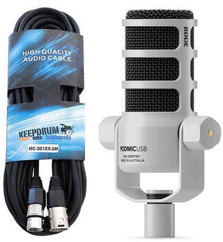 Rode PodMic USB wei&szlig; + Kabel