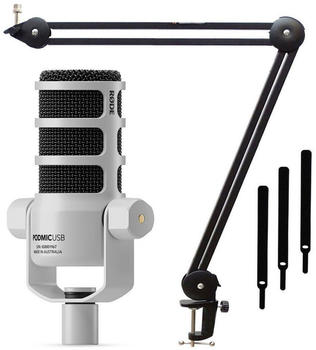 Rode PodMic USB weiß + MS138 schwarz