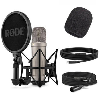 Rode NT1 5th Generation silber + Popfilter