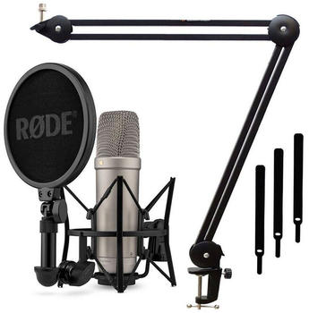 Rode NT1 5th Generation silber + keepdrum MS138 schwarz